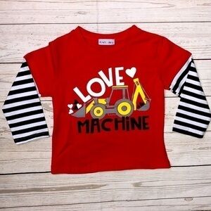 18/24M Boys Valentine’s Day Long Sleeve Shirt